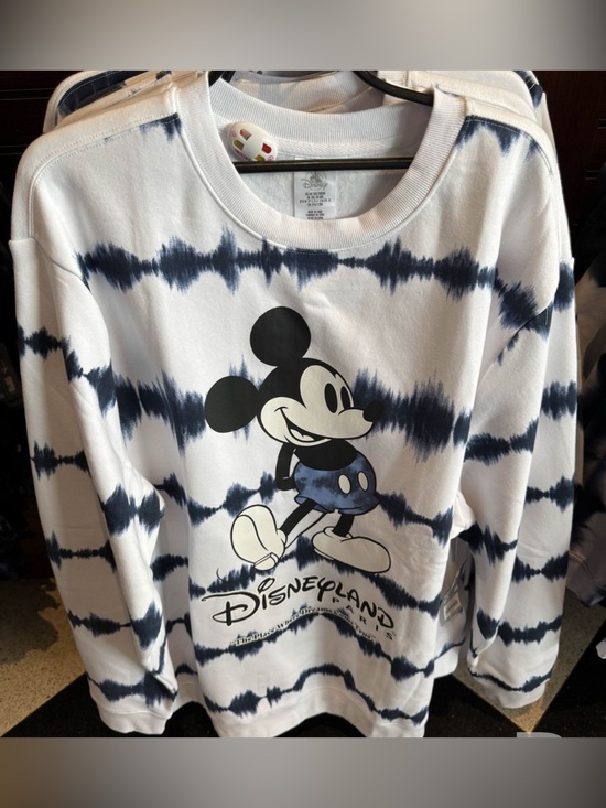 Disney Tops - Disney White & Navy Tie-Dye Mickey Mouse Spirit Jersey. Size XXL. NWT